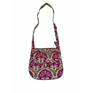 VERA BRADLEY JULEP TULIP‎ CROSSBODY SADDLE HIPSTER HANDBAG